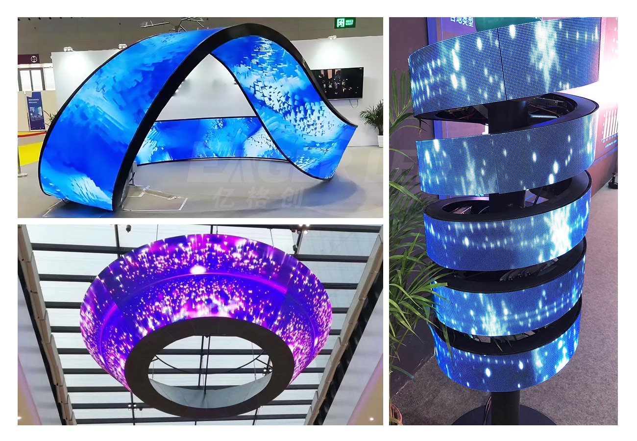 İç Mekan Oval LED Ekranlar