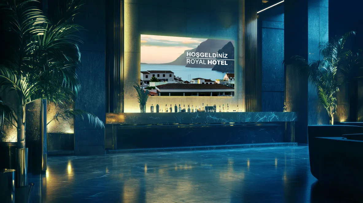 Antalya Otel Lobi Ekranı